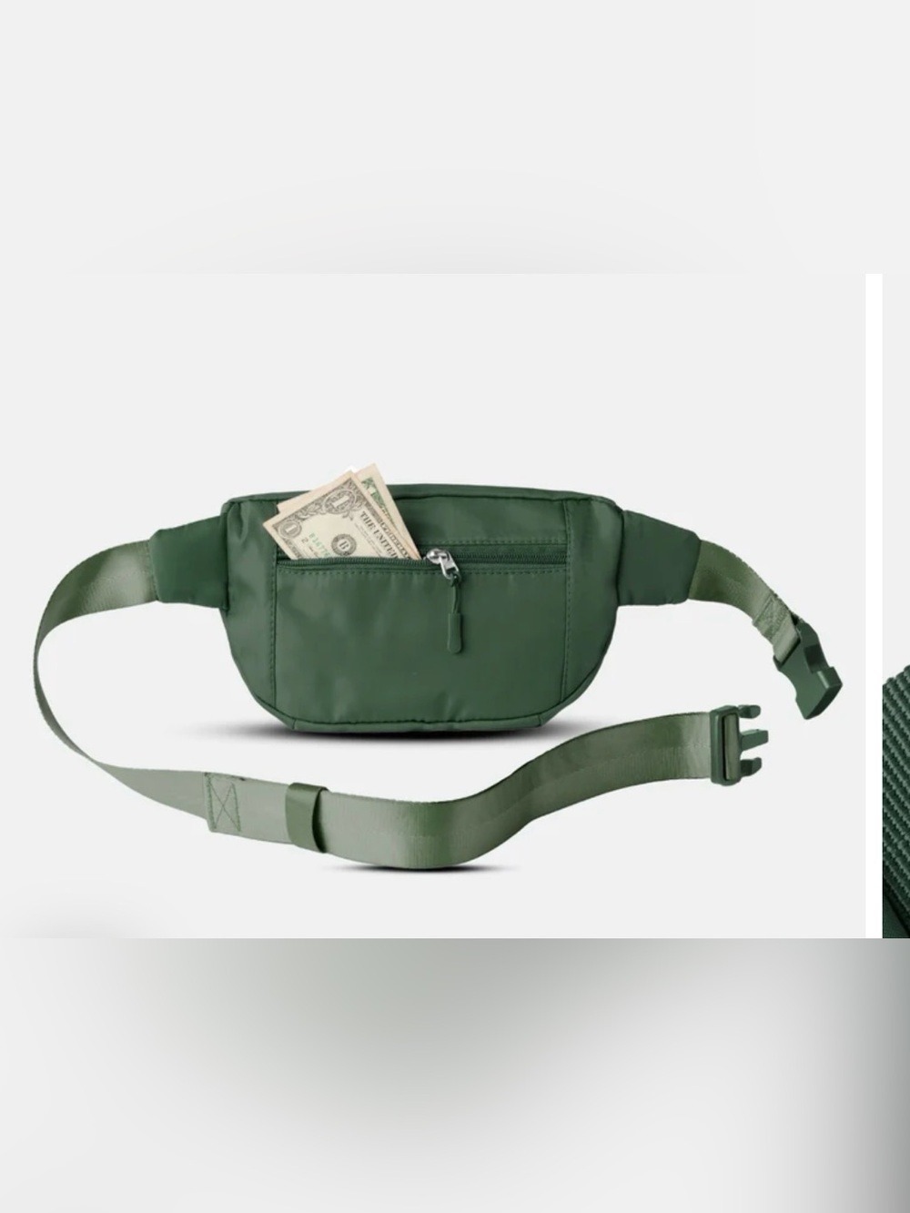 FOLDIE CROSSBODY BAG UNISEX ANTI-THEFT RFID ARMY GREEN - Picture 10 of 15